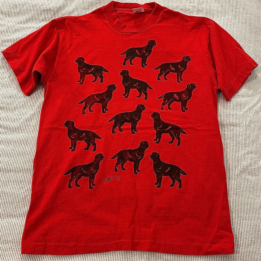 Vintage Dalliance Black Dog Tee. Size Large. 
Perfect Condition.